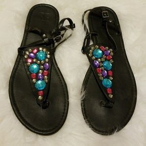 Jeweled sandals